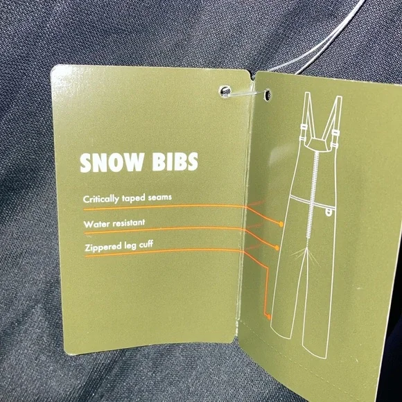 Ozark Trail Men's High Rise Ski Bib, Size 3XL (48-50) Brand New with Tags - Picture 8 of 8